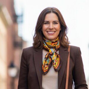 Vintage Di Giovanni Retro Scarf